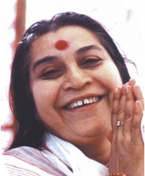 Shri Mataji Happy 482x700